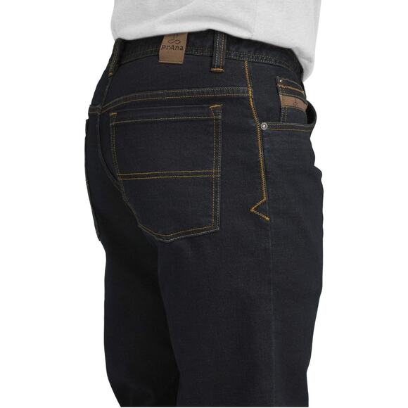 Prana Axiom Blue Mens Jeans Straight Organic Cotton Stretch Size 40x30 M41173002 - Picture 3 of 11